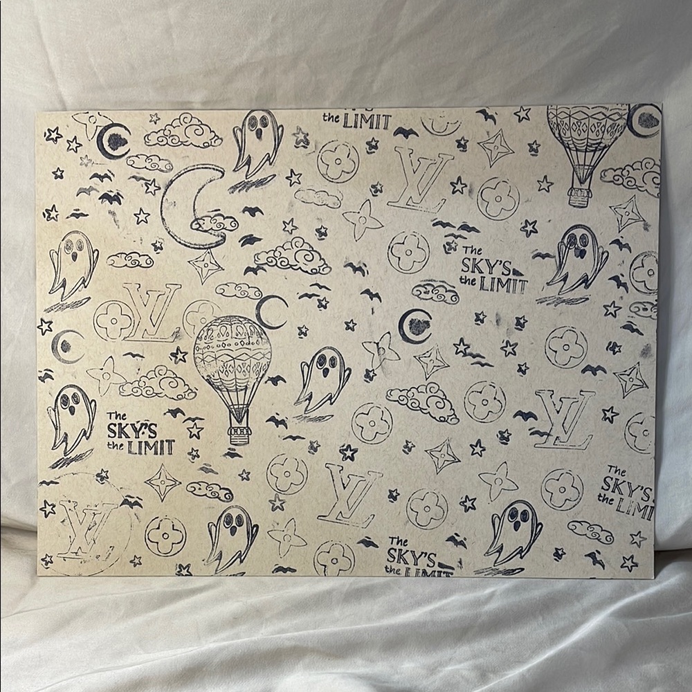 Handmade Fashion Ghost Balloon Print